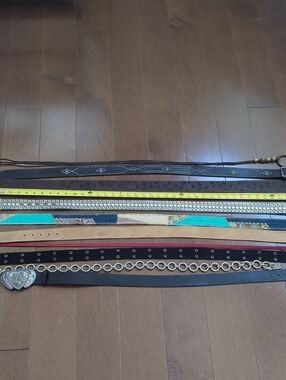 Lot Of 10 Vintage Belts Range In sizes. Leather